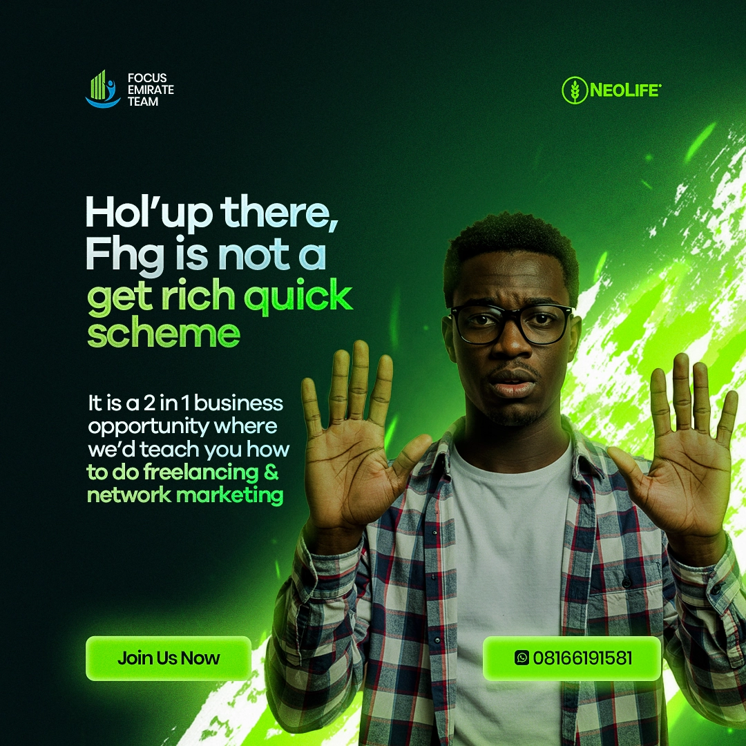 A social media campaign design created for a network marketing and freelancing brand